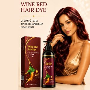 Hair Dye Shampoo Rojo Vino
